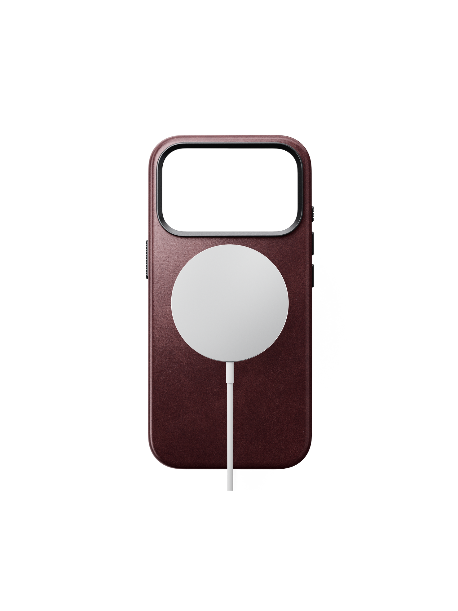 Nomad Traditional Case with Horween Leather for iPhone 18 Pro - Burgundy