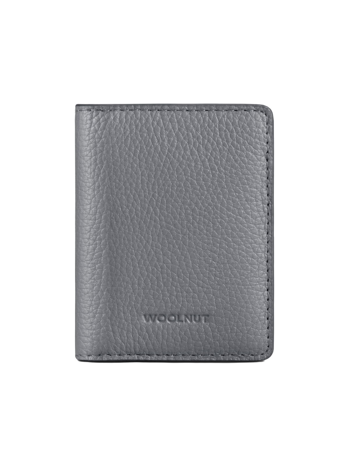 Woolnut Leather Wallet - Grey