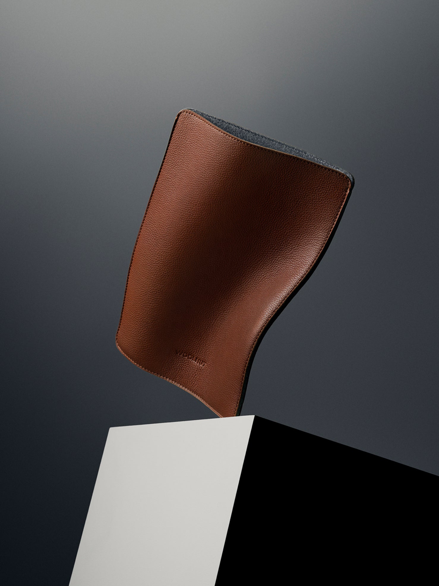 Woolnut Leather Sleeve for MacBook Neo - Cognac