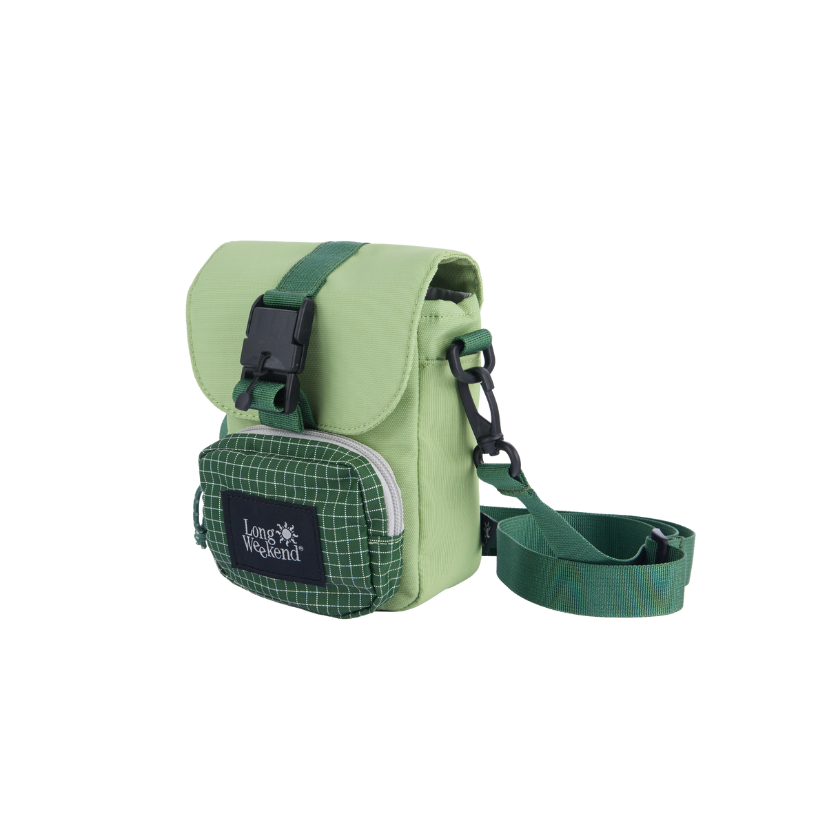 Long Weekend Crossbody Camera Pouch - Moss Green