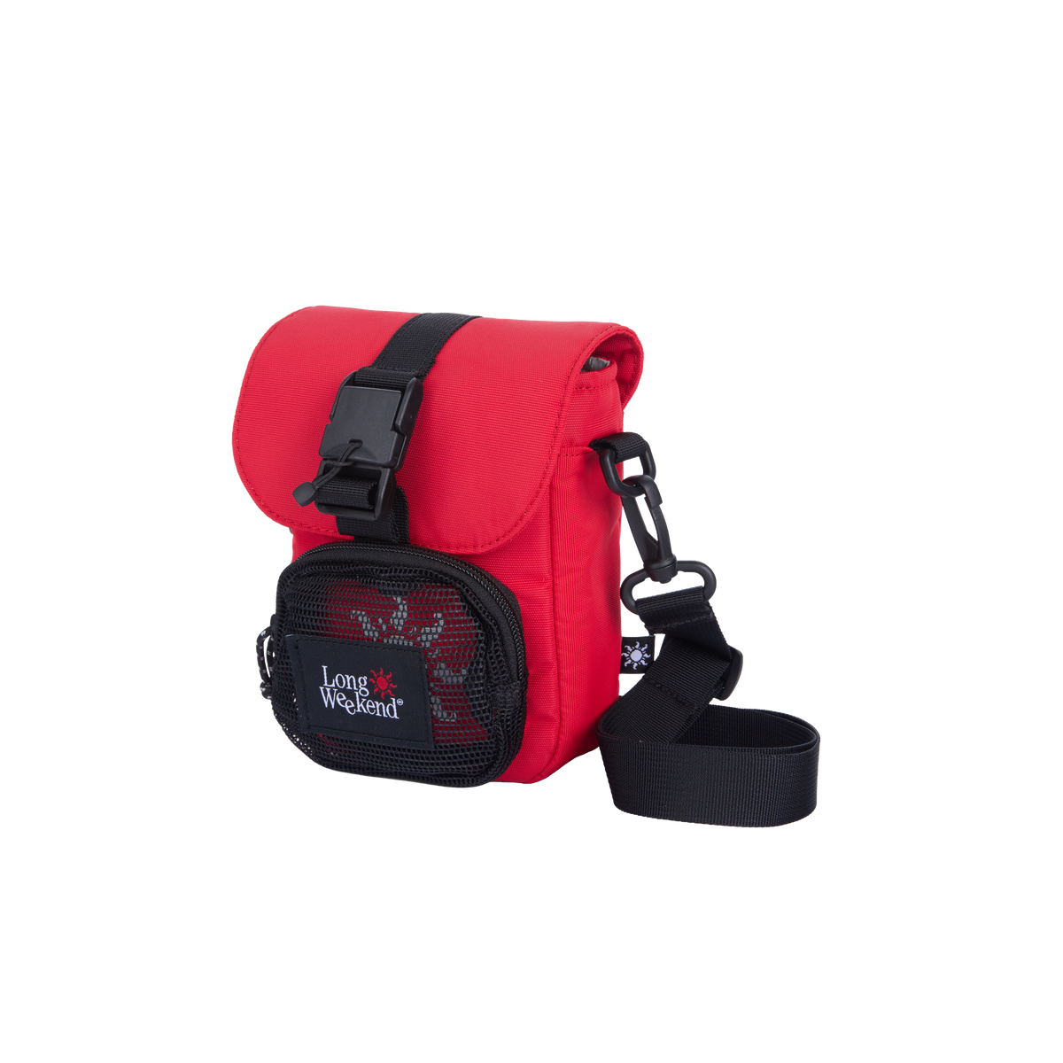 Long Weekend Crossbody Camera Pouch - Red Chilli
