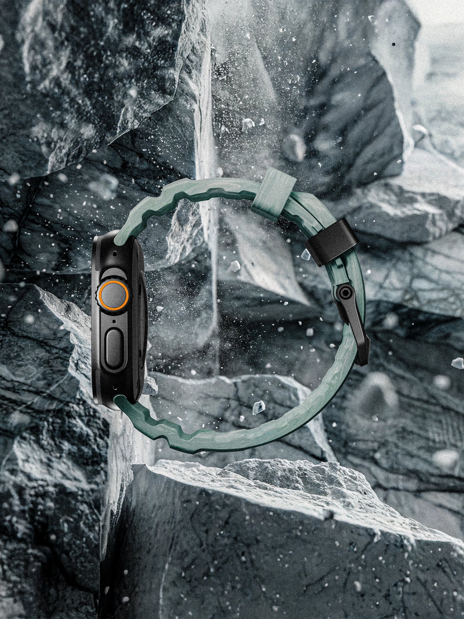 Nomad Rocky Point Band - 46/49mm - Black Hardware - Sierra Stone