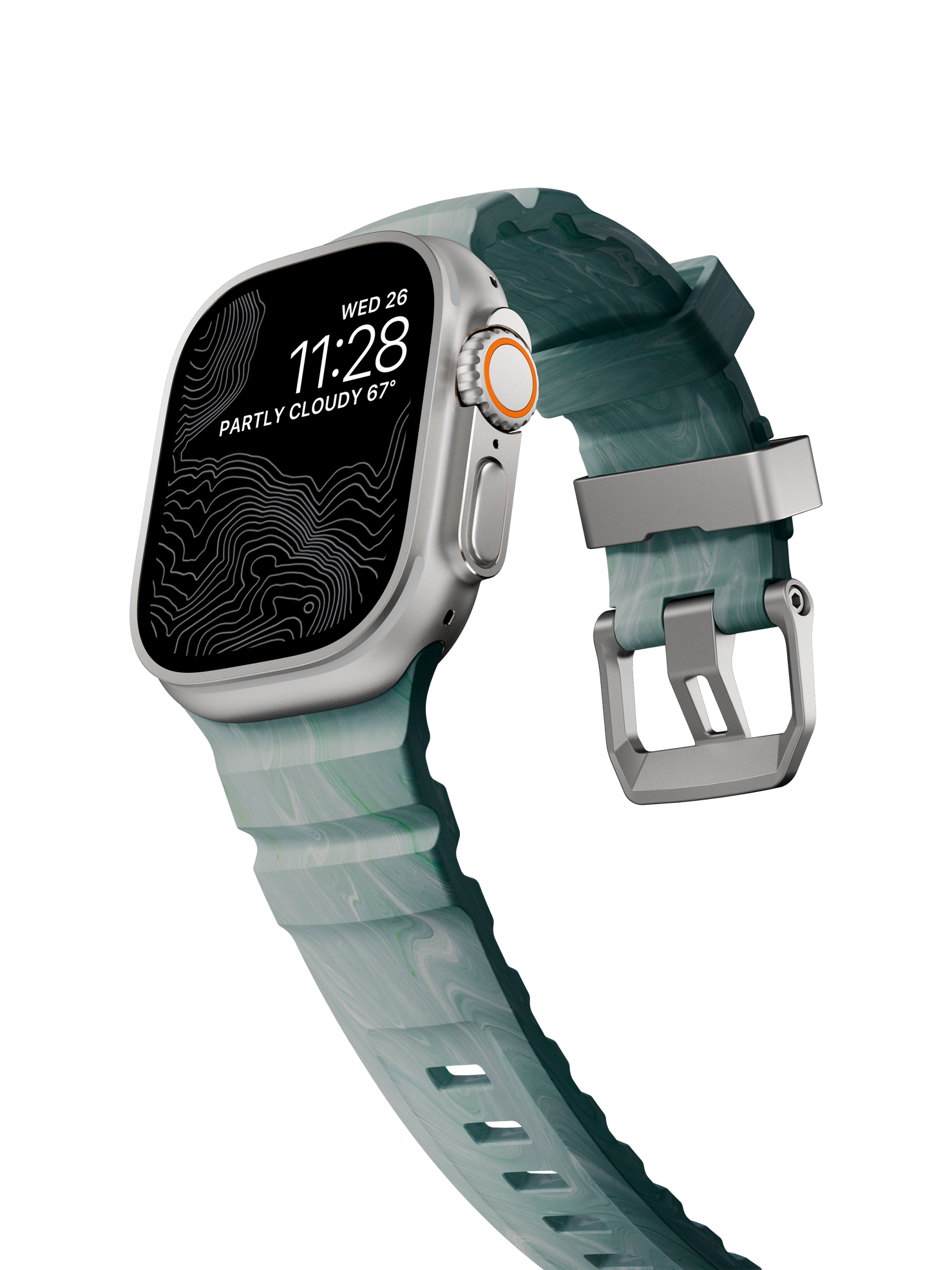 Nomad Rocky Point Band - 46/49mm - Natural Hardware - Sierra Stone