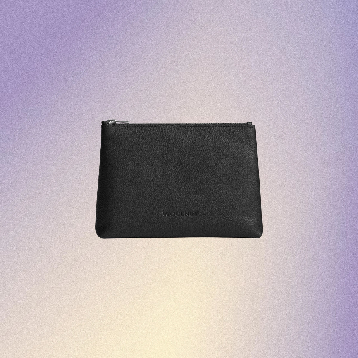 Woolnut Leather Pouch - Black