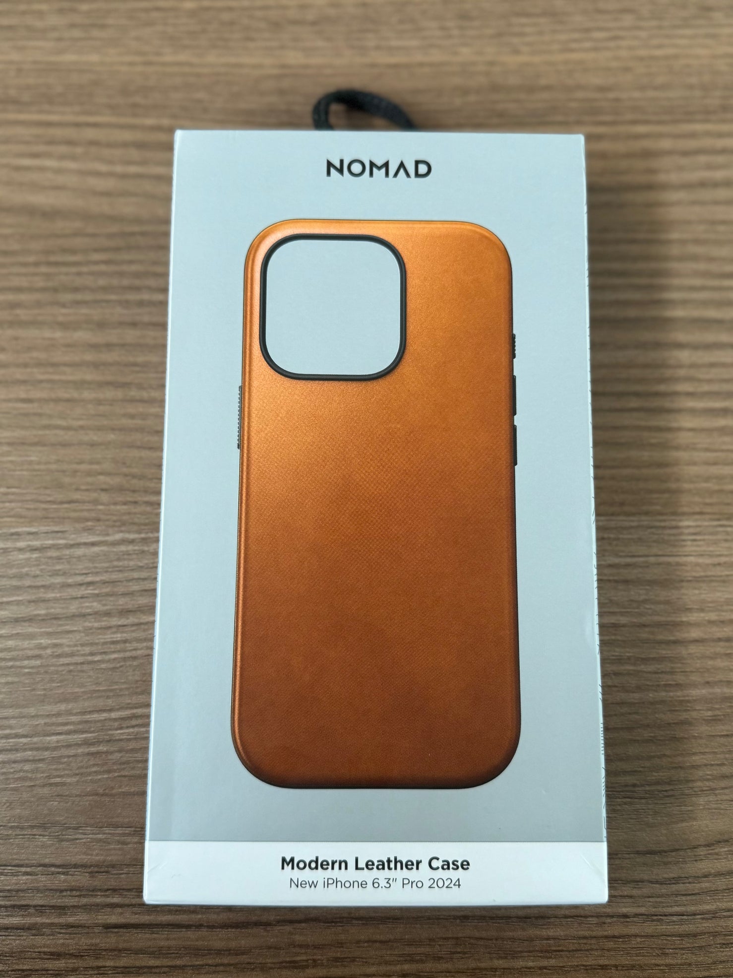 Nomad Modern Leather Case for iPhone 16 Pro - English Tan - Open Box