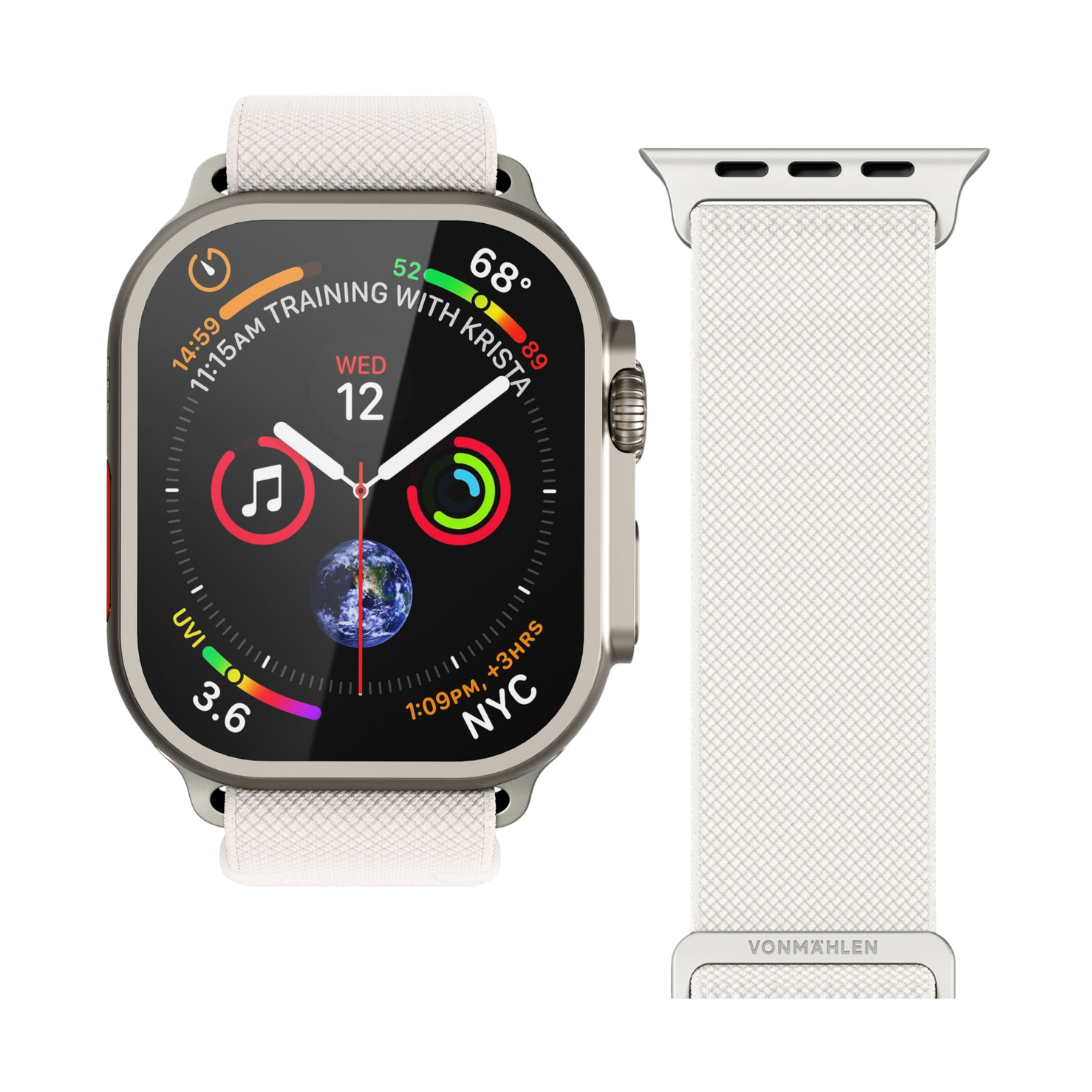 Vonmahlen Classic Nylon Loop - 42mm - Stone