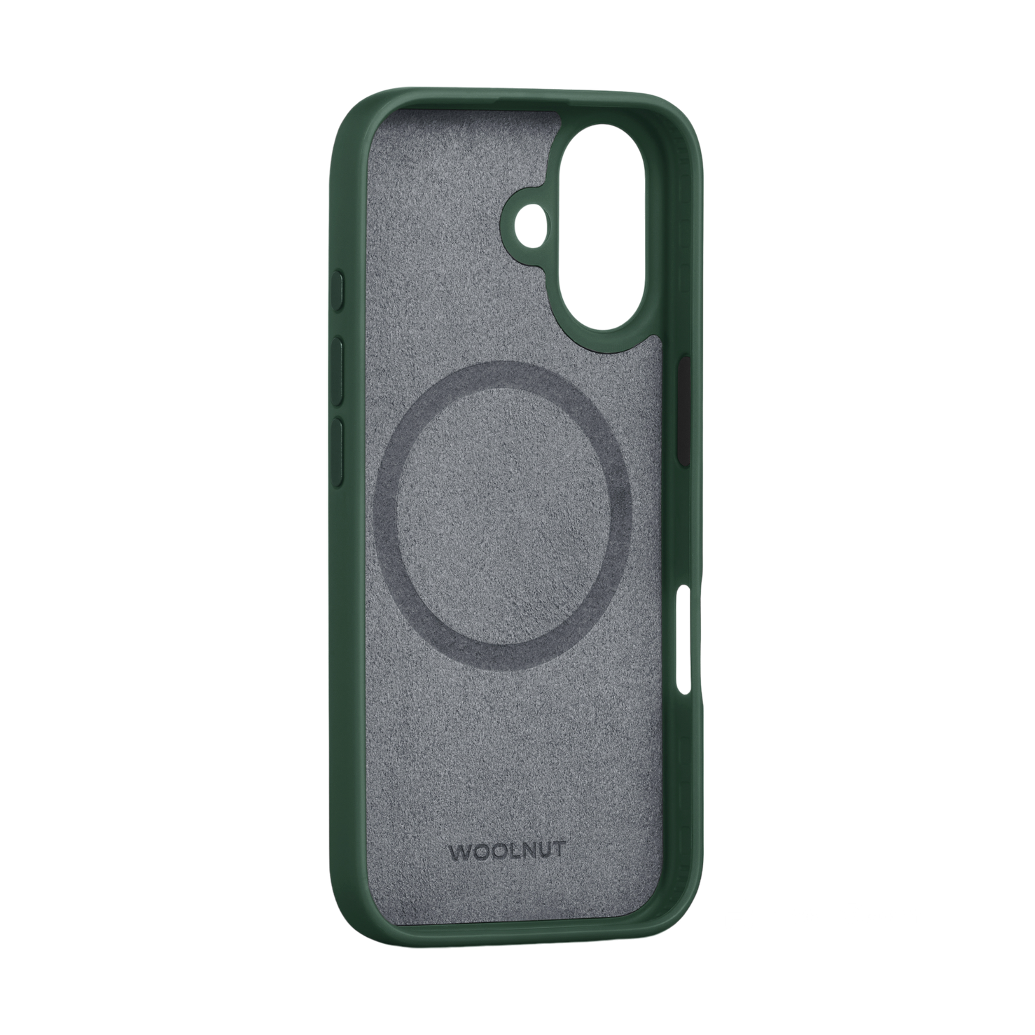 Woolnut Leather Case for iPhone 16 - Green