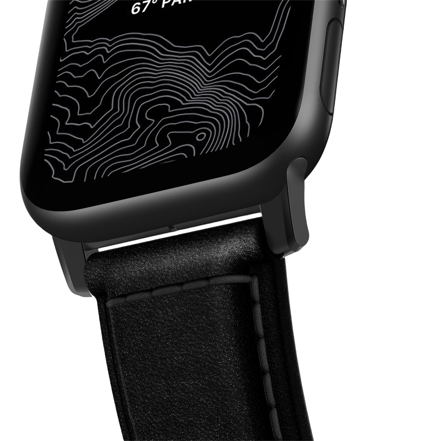 Nomad Traditional Band - 46/49mm - Black Hardware - Black